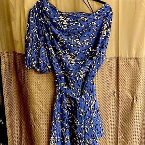 Puff sleeve off shoulder summer dress